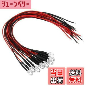 yzPATIKIL 3V - 6V 5mm LED_CI[h 12 zς ~jLEDCg d v RC DIY CWP[^[Ɩp bh