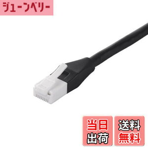 �y���������z�o�b�t�@���[ BUFFALO �c���̐܂�Ȃ�LAN�P�[�u�� �J�e�S��6a �X�g���[�g �m�[�}���^�C�v �u���b�N BSLS6ANU30BK