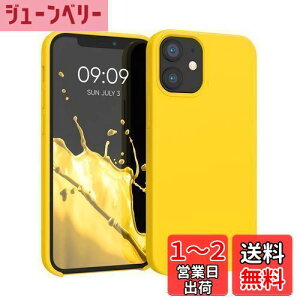 【送料無料】kwmobile スマホケース Apple iPhone 12 mini対応 ケース - TPU リキッド シリコン カバー - 耐衝撃 傷防止 サラサラ Case