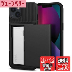 yzSpigen iPhone 13 P[X J[h [P[X 2d\ ϏՌ ČRMILKi擾 h~ IC J[h |Pbg pXP[X XEA[}[ CS ACS03536 (ubN)