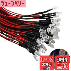 yzWI}d `bv LED 5mm 20{ ^ d zt 3-12Vp Rtėp DIY dԖ͌^ ͌^ J[Cg LCg fW^iȂ(F)