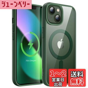 yzJETech iPhone 13 mini 5.4C`p }Olbg P[X MagSafeɑΉ Ռz op[Jo[ \bhJ[}bgTPUt[ h~ NAobN (O[)