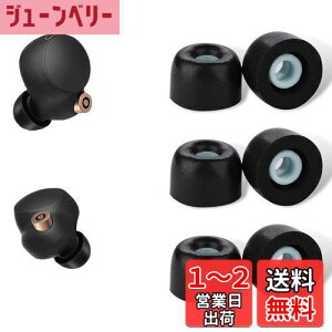 【送料無料】DELUXEFOX 低反発イヤーピース イヤーチップ スポンジ耳栓カバー ヘッドフォン耳栓 SONY用 WF-1000XM4/1000XM5適用 イヤーキャップ ウレタン製 低反発イヤホンカバー イズ低減 遅いリバ