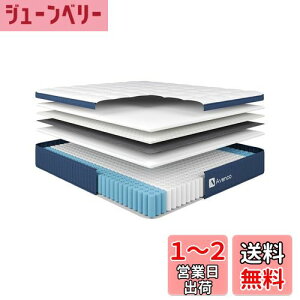 【送料無料】Avenco マットレス セミダブル 高反発マットレス 超厚24cm ポケットコイルマットレス 体圧分散 スマットレス 竹炭メモリーフォーム 消臭 ベッドマットレス 9ゾーン構造 セミダブ