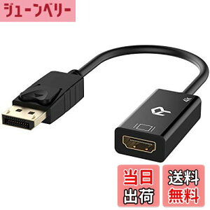 yzRankie Displayport HDMI ϊA_v^[ 4K𑜓xΉ I[fBIt (ubN)