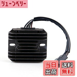 【送料無料】Bruce & Shark(ブルース・サメ) レギュレータ 整流器 Suzuki鈴木 GSX1300R 隼 VL1500 LT-F500F 用 ブラック バイク・オートバイ用