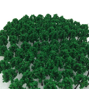 【送料無料】森林 選べる サイズ 【DauStage】 Nゲージ ジオラマ 材料 鉄道 建築 模型 用 樹木 風景 緑 100本