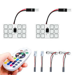 yz1797 [v LEDpl T10 RGB LEDou C5W W5W LED ԓ h[v T10 ԍj 2A_v^t R 12Vԗp |WV 16F 5p^[_ 31mm 36mm 39mm 41mm ėp 5050SMD