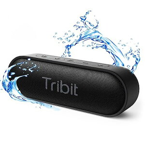 yzTribit XSound Go Bluetooth Xs[J[ IPX7Sh |[^uXs[J[ 24ԘAĐ 16W Bluetooth5.0 u[gD[XXs[J[ TWSΉ ቹ/}CN ubN