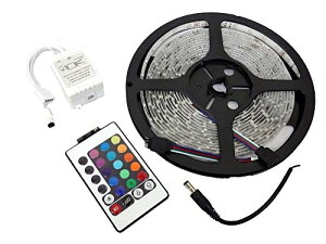 yzParishop LEDe[v Cg 5m 300A ʔ 12V h 16F R zt Jbg  oCN SMD2835 3528 ؒf\͔Sʃe[v (RGB+R)