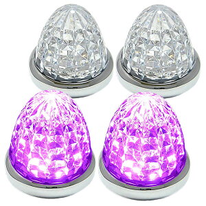 yzCustomize 24V gbNp LED }[J[v TCh }[J[ 8ʃNX^Jbgdl 16LED bLO ėp 4 Zbg u[/CG[/bh/zCg eF