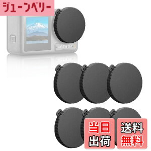 �y���������z�����Y�L���b�v 6�� For DJI Osmo Action 4/Action 3/Action 5 pro �A�N�Z�T���[ �ėp �����Y�J�o�[ ���h�~ �h�o ����h�~ �����Y �p �ی�J�o�[ �F�F�u���b�N