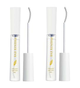 【送料無料】PHENIX EYE (フェニックスアイ) アイラッシュサポートジェル 9ml 《とろ〜りジェル》 まつ毛 コーティング まつエクコーティング剤 束感スタイリング 色:ブラック、サイズ:2本