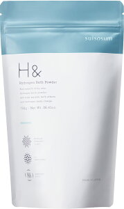 【送料無料】H&アッシュアンド 入浴剤 高濃度水素 炭酸 【全身を温かい気泡が包み込むxギフトx国産x計量スプーン入り】 色:透明、サイズ:750グラム (x 1)