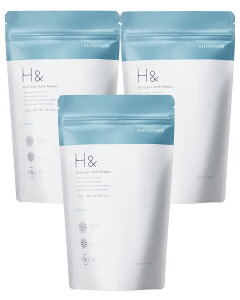 【送料無料】H&アッシュアンド 入浴剤 高濃度水素 炭酸 【全身を温かい気泡が包み込むxギフトx国産x計量スプーン入り】 色:透明