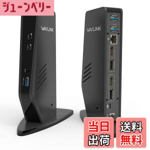�y���������zWAVLINK USB 3.0A/type-C-�f���A�� HDMI �A�_�v�^�[ 4K�o�� �~�j�h�b�L���O�X�e�[�V���� �F�F���A�T�C�Y�F�c�u��USB-c ���j�o�[�T���h�b�L���O�X�e�[�V���� PD 65W