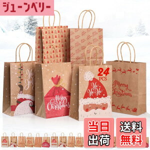 �y���������zGeeRic 24���Z�b�g�N���X�}�X �M�t�g�o�b�O ���b�s���O�� �N���X�}�X���� �M�t�g �� ��񂰑� �V���b�s���O �p�[�e�B�[ �N���X�}�X�p � 21x15x8cm �F�F�p�^�[1