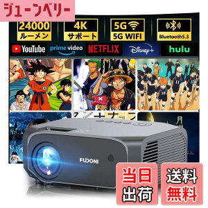 �y���������z�y�ŐV�ƒ�p24000LM��100�X�N���[���t���z�v���W�F�N�^�[ ���^ 450ANSI���[���� 1080P 4K�Ή� 5G&2.4Gwifi 8WHIFI�s�[�J�[ �z�[�� �ƒ�p�v���W�F�N�^�[ �t��HD 300�C���`���� Bluetooth5.2 50%
