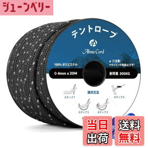 yzAbma Cord KC[v eg[v 4mm ˃pR[h ݋t 30m ω׏d300kg Lv eg ^[v AEghApi˃ubNj