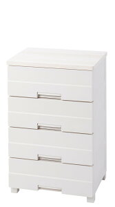 【送料無料】天馬(Tenma) 使いやすさを追求したお部屋になじむチェスト 日本製 完成品 フィッツプラスイージー 4段 特許取得済 引出しロック付きで抜け落ちを防ぐ スムーズな引出し 脚付き