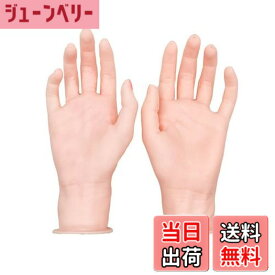 【送料無料】TVETE シリコン ハンドモデル ハンドトルソー ネイル 練習用ハンド 両手 手モデル 手模型 動かない マニキュア ジュエリーショップ ジュエリー展示会 写真撮影 ネイルアート展示 ネイルアート練習 お化け屋敷の装飾 写真道具
