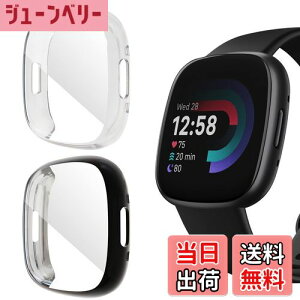 yzHeeNia y2zFitbit Versa 4/Fitbit Sense 2 Ή Jo[ TPUSʕیP[X ߗ Ռz wh~ y C菝h~ Fitbit Versa 4/Fitbit Sense 2 p (+NA)