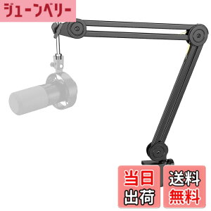 �y���������zFIFINE �}�C�N�u�[���A�[�� �}�C�N�A�[�� �ω׏d2kg ���}�C�N�X�^���h �p�x���߉\ �N�����v���Œ� �L�k ������ �܂��ݎ� �Q�[������ �z�M ���C�u �J���I�P ���^ �ݑ�[�N 