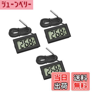 �y���������zYFFSFDC �f�W�^��LCD���x�v -50�x-110�x �v���[�u�t�� ঒��ރe�����E�����^���N�①�ɗp ���� �����Ǘ� �����ى��x�v (�u���b�N 3�Z�b�g)