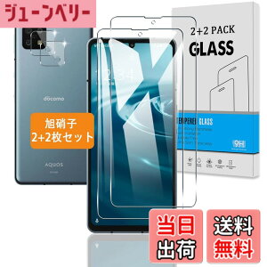 �y���������z�y2+2���Z�b�g�z �Ή� AQUOS sense6 / AQUOS sense 6s �K���X�t�B���� +�J�����t�B���� �y���{���Ɏq �d�x9H�z AQUOSsense6 SH-54B SHG05 SH-M19 / AQUOSsense6s SHG07 �p �t�B���� �����K���X �t���ی�t