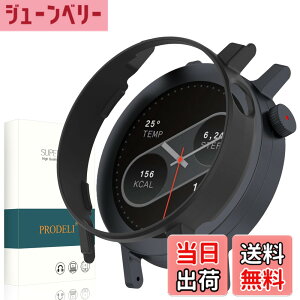 �y���������zPRODELI For CMF By Nothing Watch Pro 2 ��p �P�[�X ���t���ȒP PC�f�� �y�� �L�Y�h�~ �ϏՌ� �h�o cmf by nothing watch pro 2 �p �ی�J�o�[ �i�u���b�N�j