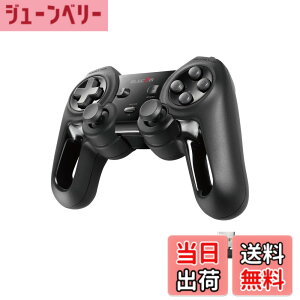 �y���������z�G���R�� ���C�����X �Q�[���p�b�h 13�{�^�� Xinput �U�� �A�� ���ϋv �u���b�N JC-U4113SBK