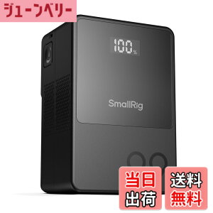 �y���������zSmallRig VB99 �~�j V �}�E���g �o�b�e���[ 6700mAh(99Wh/14.8V) 100W PD USB-C�}���[�d OLED �X�N���[�� DC�|�[�g��� D-TAP USB-A BP�C���^�[�t�F�[�X �J�����Ή� �r�f�I�J�����Ή� ���j�^�[�p �X