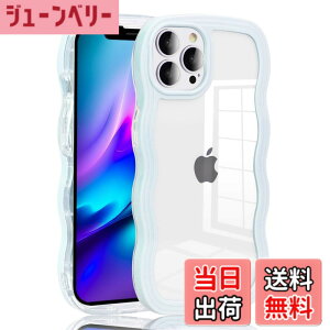 �y���������zJOOBOY iPhone 13 Pro Max �p �P�[�X �N���A ���� TPU �؍� ���� �E�F�[�u �\�t�g ����~�� ���^ �y�� �ϏՌ� ������� �X�}�z�P�[�X �X�g���b�v�z�[���t�� �A�C�t�H��13�v���}�b�N�X 