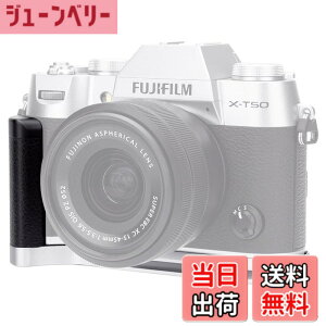 �y���������zJJC ���� L�^�n���h�O���b�v Fuji X-T50 XT50 �J�����K�p �d�r�������֗� ���1/4-20�̃l�W & �A���J�^�C�v �X�s�[�J�[�z�[���t�� �V���o�[