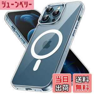 �y���������zJETech iPhone12ProMax (12 Pro Max) �}�O�l�b�g�P�[�X (6.7�C���`�p) MagSafe ���C�����X�[�d�Ή��Ռ��z���o���p�[�J�o�[ �����h�~�����o�b�N (�N���A)