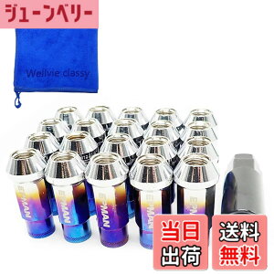 �y���������zWellvie �X�`�[�� �z�C�[���i�b�g M12xP1.25 �ђ� �`�^���u���[ 20�� ���[�V���O�i�b�g 17HEX 48mm �N�����o�i�W�E�� �����O ���O�i�b�g �\�P�b�g�t�� JDM USDM �W���j�[ �A���g �����H�[�O
