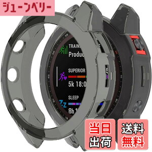 �y���������zMiimall�Ή�Garmin Epix Gen2/Epix Steel�P�[�X TPU�ގ� �\�t�g �Ռ��z�� �y�� ���^ �K�[�~�� Epix Gen2 �J�o�[ �����h�~ �����Ή� �E���ȒP Epix Gen2�ی�J�o�[ �o���p�[�i�N���A�u���b�N�j