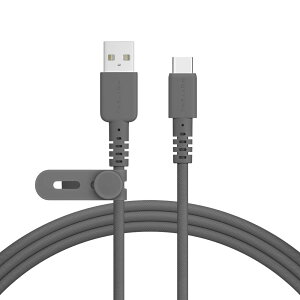 【送料無料】MOTTERU (モッテル) USB-A to USB-C 編み込みシリコンケーブル 充電 データ転送 やわらかく絡まない 断線に強い iPhone Air 17 17Pro 16 15 Android スマートフォン 対応 ケーブルバンド 付属 2.0m