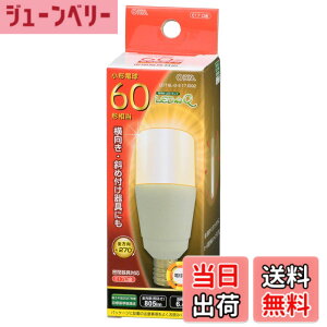 �y���������zLED�d�� T�` E17 60�`���� �d���F LDT6L-G-E17 IG92 06-3739 OHM �I�[���d�@
