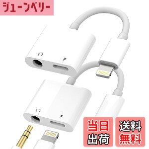 �y���������zLightning to 3.5mm�C���z���A�_�v�^�[�i2in1�E2����jApple �Ή�iPhone 14 13 12 11 Pro MAX Mini �Ή�iPad Air�p �w�b�h�z�� �[�d AUX�ԍڃP�[�u�� �h���O�� �I�[�f�B�I�A�N�Z�T���[