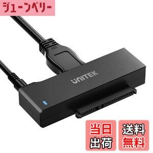 �y���������zUnitek SATA to USB3.0�iUSB-A+USB-C�j�ϊ��P�[�u�� 2.5 3.5�C���` HDD/SSD 12V/2A�d���A�_�v�^�t��