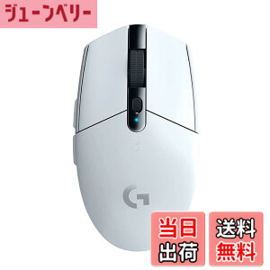 �y���������zLogicool G �Q�[�~���O�}�E�X G304 LIGHTSPEED ���C�����X �Q�[�~���O �}�E�X G304rWH �y�� 99g HERO 12K�Z���T�[ 6�v���O�����{�^�� 250���ԘA���g�p�\ �z���C�g PC windows mac �������K�i �y