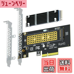 �y���������zGLOTRENDS PA09-HS M.2 PCIe NVMe 4.0/3.0 �ϊ��A�_�v�^�[�AM.2�q�[�g�V���N�i3mm���݁j�t���AM.2�p PCI-express 4.0/3.0 x4�ϊ��{�[�h�AM.2 �X���b�g�AM.2 PCIE SSD�iNVMe��AHCI�j�APCI-E GEN4�t���X�s�[�h�A