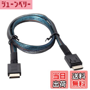 �y���������zchenyang OCuLink PCIe PCI-Express SFF-8611 4i - OCuLink SFF-8611 SSD �f�[�^�A�N�e�B�u�P�[�u�� 50cm