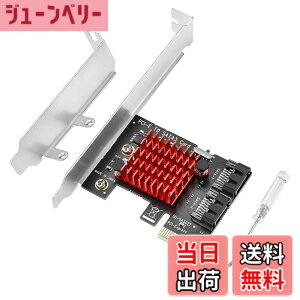 �y���������zELUTENG SATA ���݃{�[�h 6Gbps���x pcie sata ���� 2�|�[�g sata ���� �g���J�[�h PCI Express x1 X4 X8 X16�p ��^/���^�V���[�V���g�p�ł� Windows10/8/7/Vista�ȂǑΉ� SATA expansion board 2ports