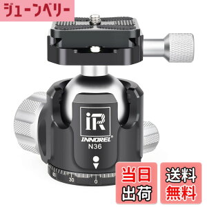 �y���������zINNOREL ���R�_�� �{�[���_�� �����_�� N�V���[�Y ��d�S �ω׏d�ő�20kg �{�[���w�b�h���a 36mm ���� CNC �A���~���� �O�r ��r ��჌�t �B�e DSLR �r�f�I�J�����p 360�x��] �p�m���} 