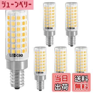 �y���������zLEDGLE LED�d�� E12���� 8W �d���F(3000K) 700lm �n���Q���d��80W�`���� 88��LED �񒲌� �r�[���p360�x 6�_�Z�b�g PSE�F�؍ς�