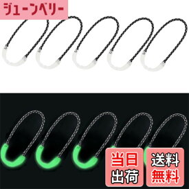 【送料無料】Forahome ジッパープル 蓄光 【10個セット】ジッパータブ 引っ張りやすい 取り付け簡単 ジッパープル アウトドア ファスナー延長 ファスナー 修理 部品 テント/バックパック/寝袋用 (蓄光ジッパープル 10個セット)