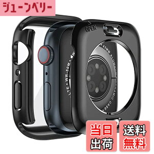 �y���������zYUGYUG �Ή� �A�b�v���E�H�b�` �J�o�[ 44mm Apple Watch SE3/SE2/SE/6/5/4 �P�[�X �h�� 2 in 1 �O��̕ی� �K���X�t�B���� ��̌^ ���{���Ɏq�� �����x�^�b�` �L�Y�h�~ PC�f�� �S�ʕی� ��d�\