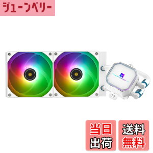 �y���������zThermalright Frozen Prism 240 White ARGB �t�� CPU ���N�[���[ 120 mm ARGB PWM �t�@���A240 �����d�l�A�R���s���[�^�[���N�[���[ AMD/AM4/AM5,INTEL 1700/1150/1151/1200/2011 �̂��߂�